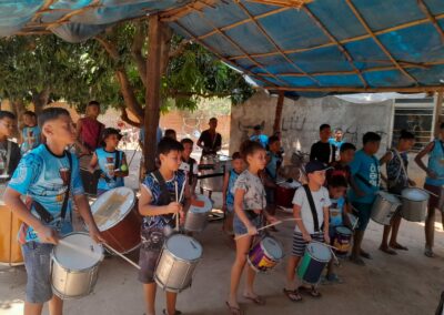 Oficina de percussão Meninos de Santos, Tambor Nervoso